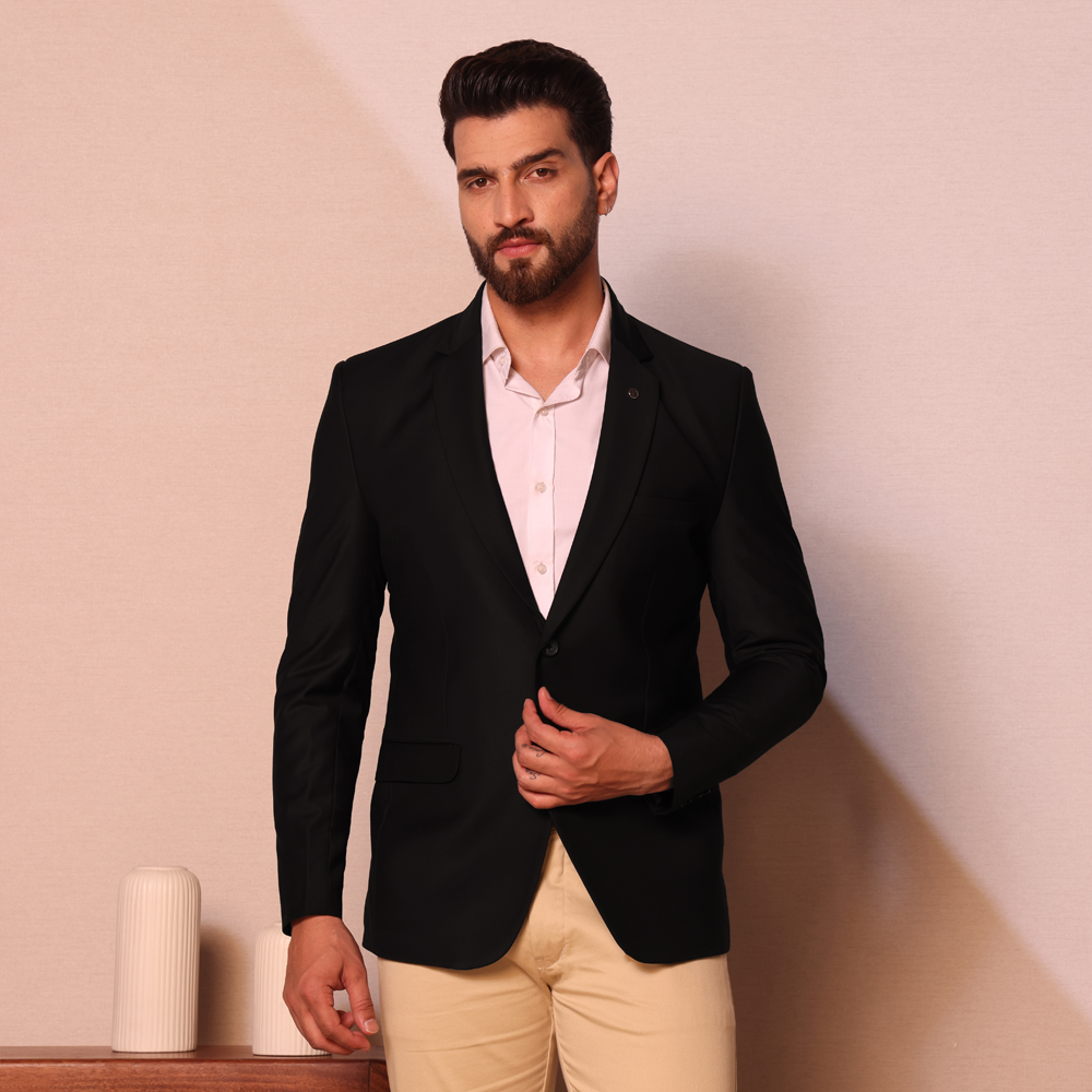 Dynasty Black Blazer
