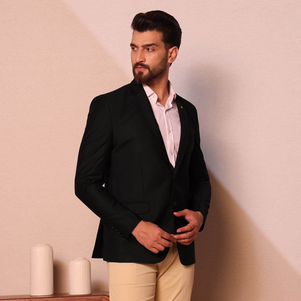 Dynasty Black Blazer