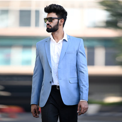 Sky Blue Field Blazer