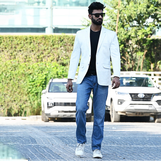 White Cloud Soft Blazer